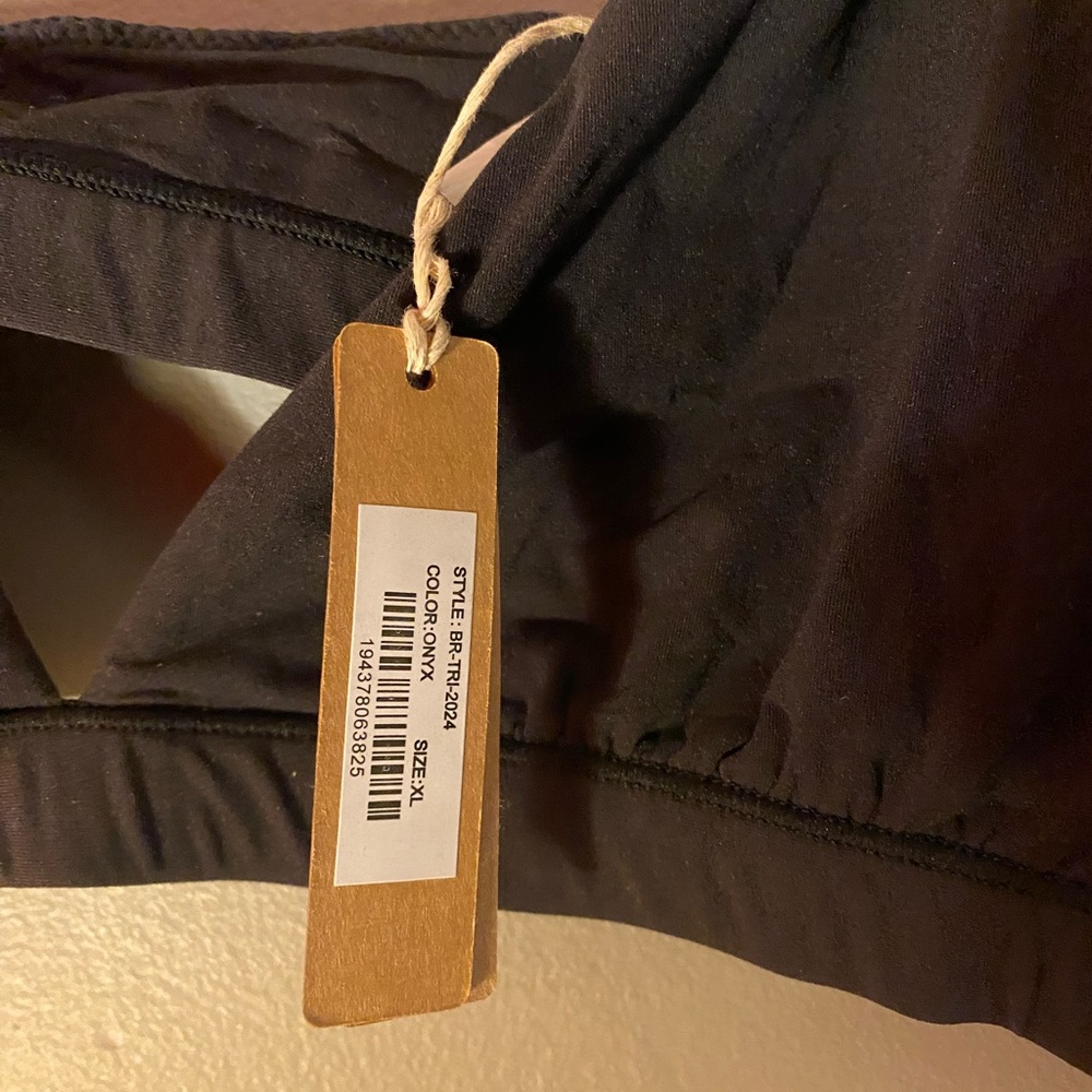 NWT SKIMS Triangle Bra XL in Onyx - Picture 5 of 5
